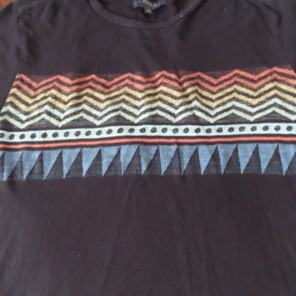 ROARK REVIVAL NATIVE SOLSTICE KNIT TOP RK269-BLK M - Picture 2 of 6